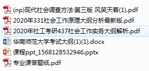 华南师范大学331社会工作原理考研真题及资料